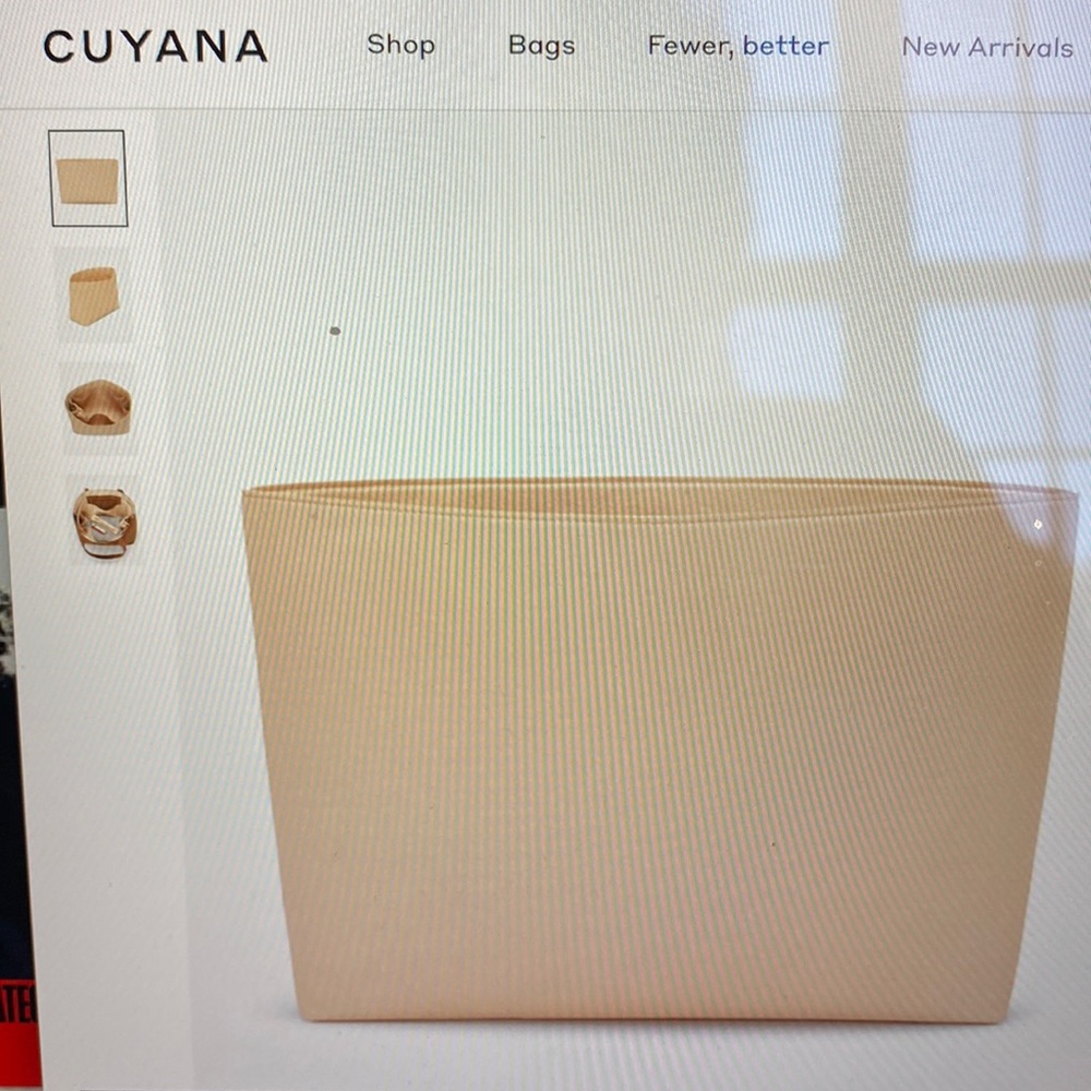 NWT Cuyana tote organisation insert